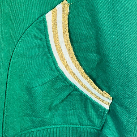 Disneyland Mickey Mouse Hoodie Jacket Womens Large Green Gold Full Zip Y2K - Picture 3 of 11